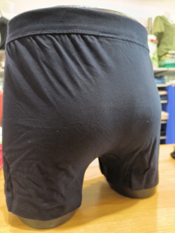 Boxer homme noir uni - IMPETUS