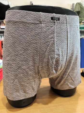 Boxer homme gris clair