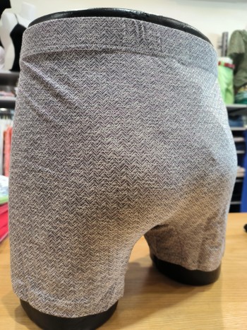 Boxer homme gris clair