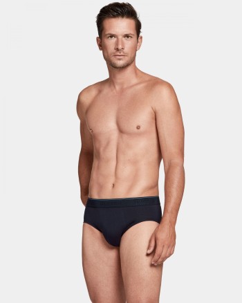 Slip homme bleu foncé