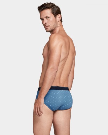 Slip homme bleu clair à poids