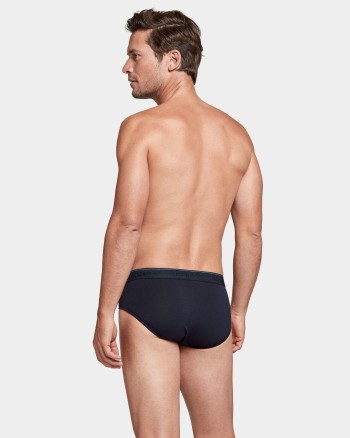 Slip homme bleu foncé