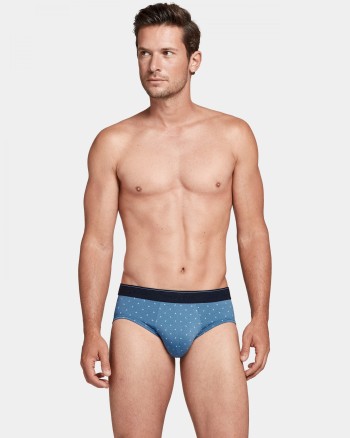 Slip homme bleu clair à poids