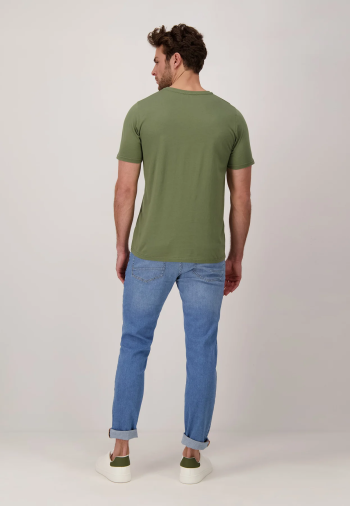 T-shirt homme imprimé vert