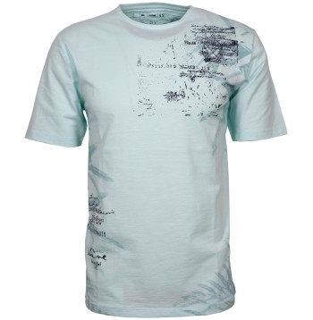 T-shirt manches courtes vert menthe homme