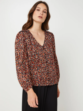 Chemisier femme Imprimé Rouge
