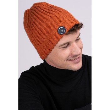 Bonnet homme orange