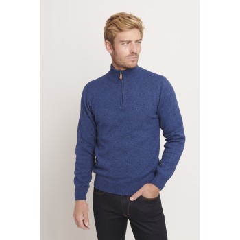 Pull homme zippé