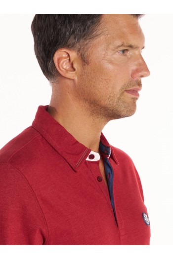 Polo uni homme