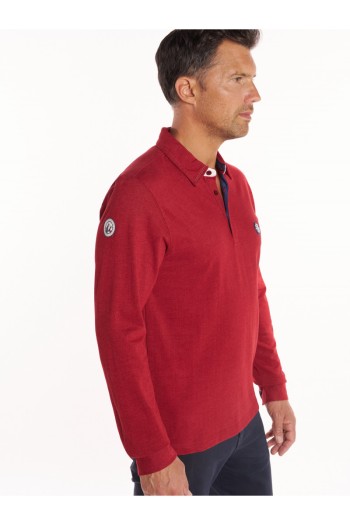 Polo uni homme