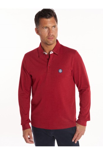 Polo uni homme