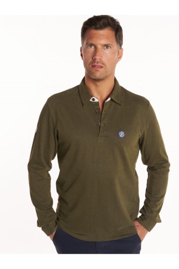 Polo uni homme