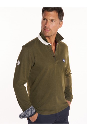 Polo uni homme