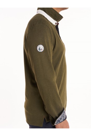 Polo uni homme