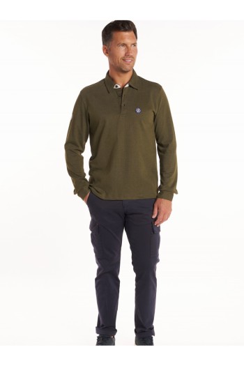 Polo uni homme