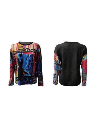 Pull femme fantaisie