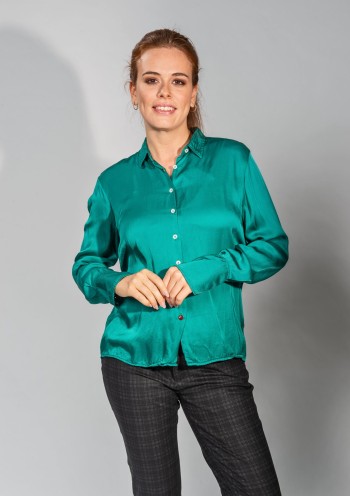 Chemisier satin femme