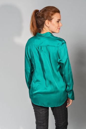 Chemisier satin femme