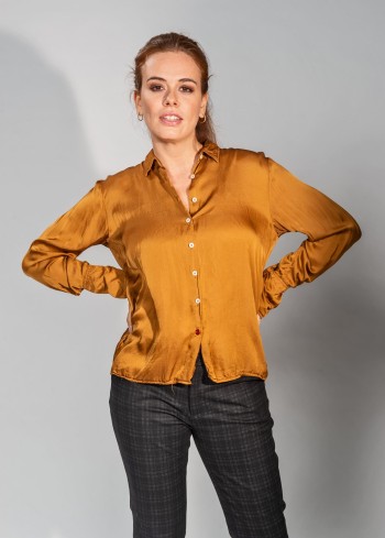 Chemisier satin femme