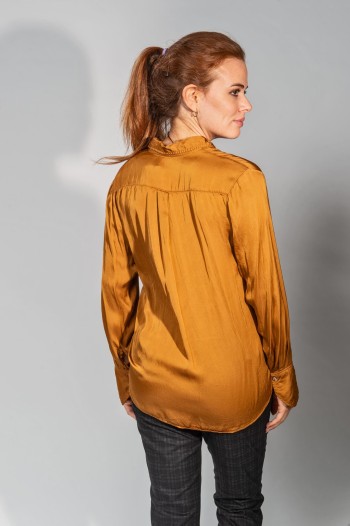 Chemisier satin femme