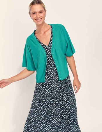 Gilet manches courtes femme
