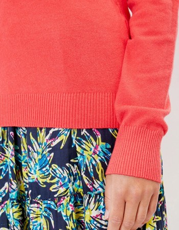 Pull V femme