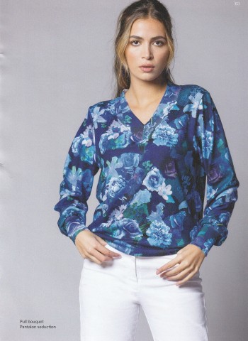 Pull Bouquet femme