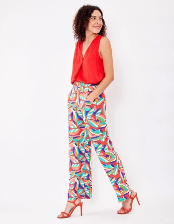 Pantalon fluide femme imprimé Estia de La Fiancée