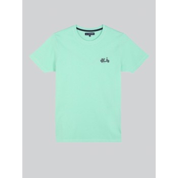 Tee-shirt homme La Squadra col rond  motif scotter