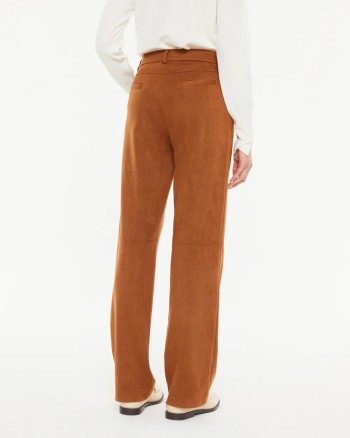 Dos du pantalon femme effet daim