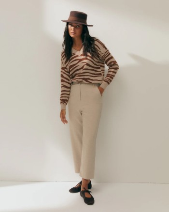 Pull col V femme de Paz Torras