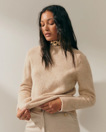 Pull maille fantaisie de Paz Torras