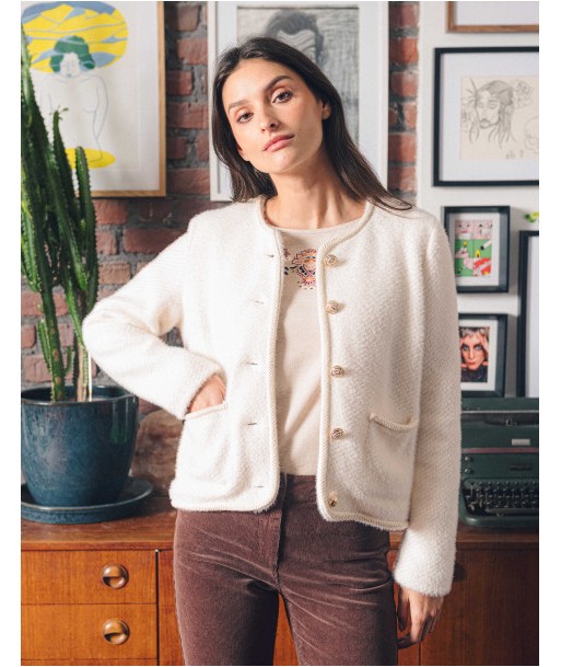 Veste femme écru