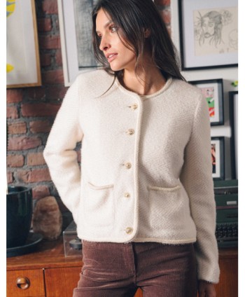 Veste femme fermée avec boutons