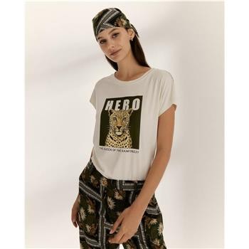 T-shirt femme avec imprimé