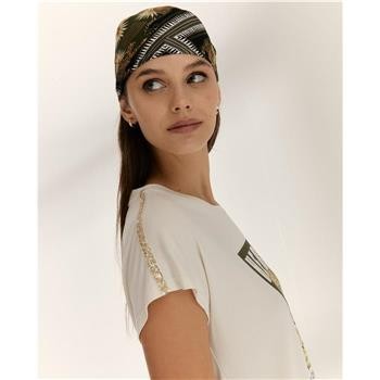 Manches courtes avec sequins dorés