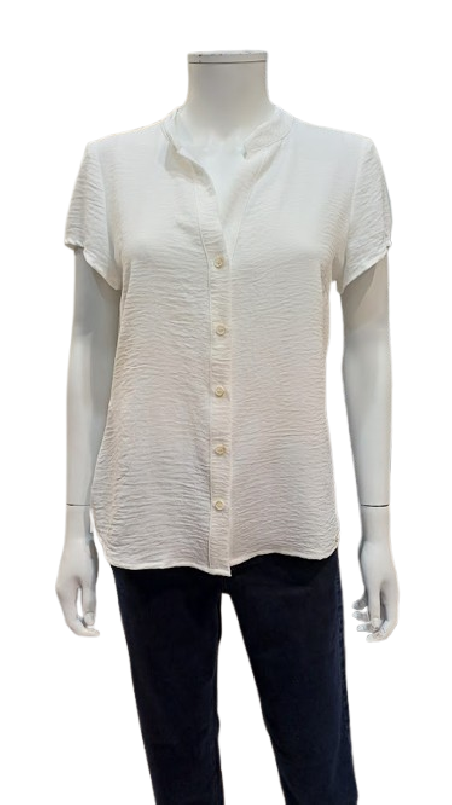 Chemise manches courtes blanches