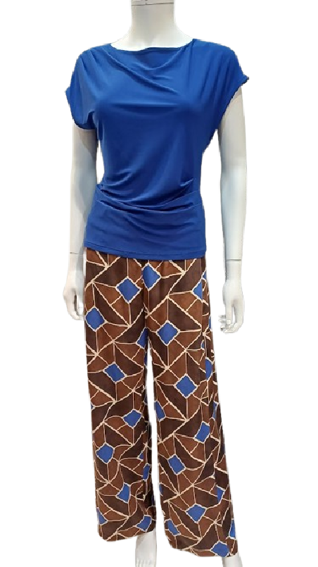 Pantalon fluide imprimé