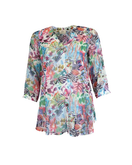 Chemise imprimée femme