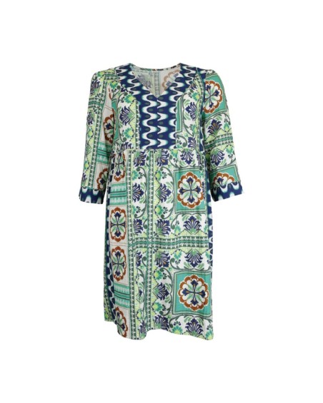 Robe imprimée longueur genoux