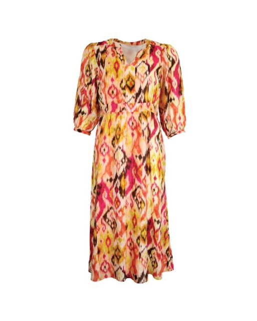 Robe imprimé mi-mollet