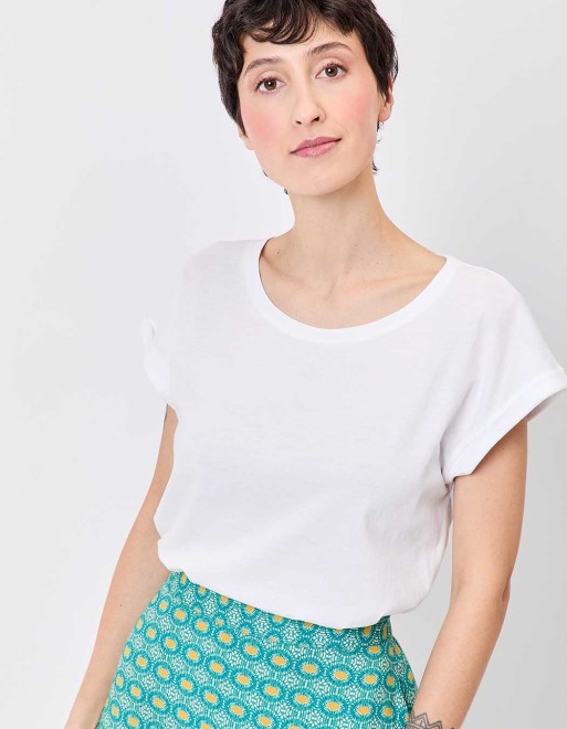 T-shirt blanc femme