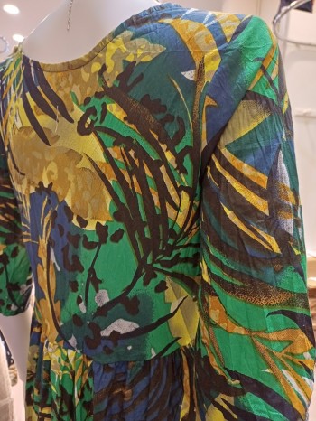 Dos de la robe imprimé