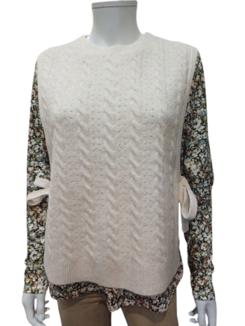 Pull sans manches femme