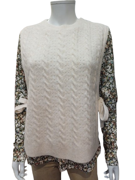 Pull sans manches femme