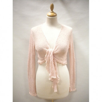 BOLERO MAILLE AJOUREE