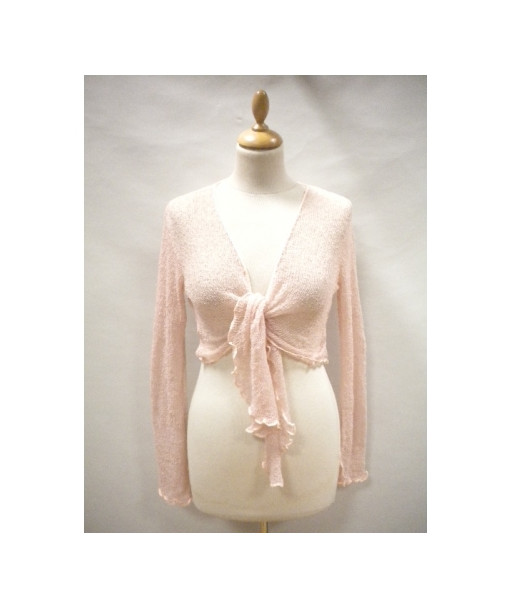 BOLERO MAILLE AJOUREE