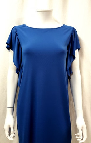 Robe fluide bleu