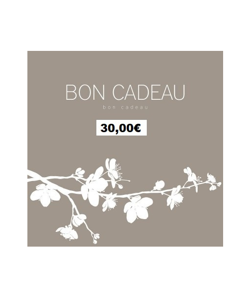 Carte cadeau 30,00€