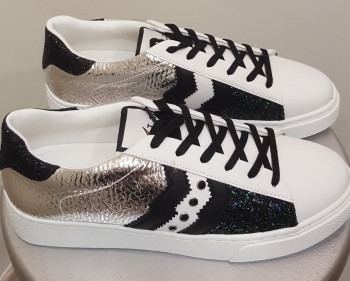 Sneakers à paillettes femme